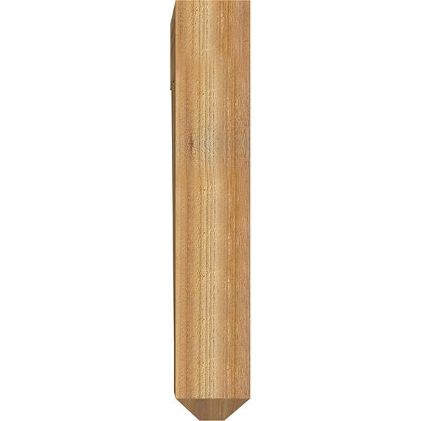Thorton Craftsman Rough Sawn Bracket, Western Red Cedar M207