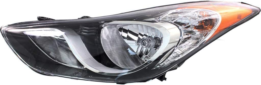 Passenger Side Headlight Assembly for Hyundai Elantra 2011 2012 2013 Sedan C5047