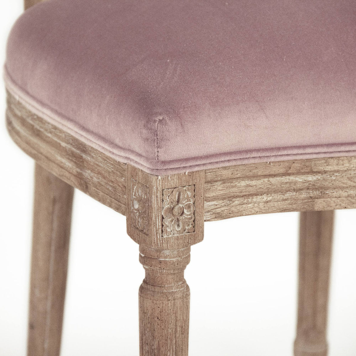 Dusty Rose Velvet Side Chair U544