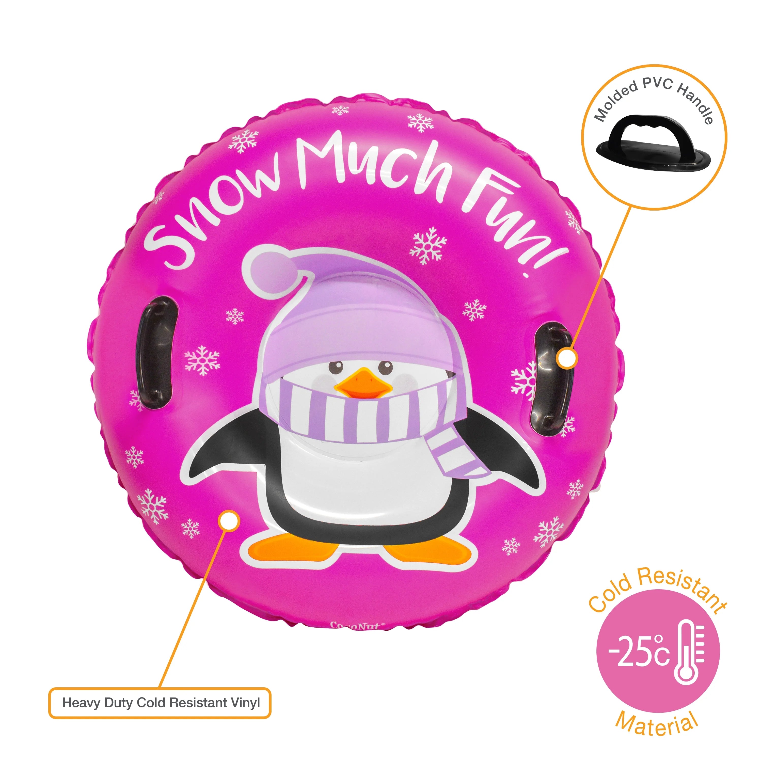 Inflatable Penguin Snow Ring Snow Sled Toboggan W901