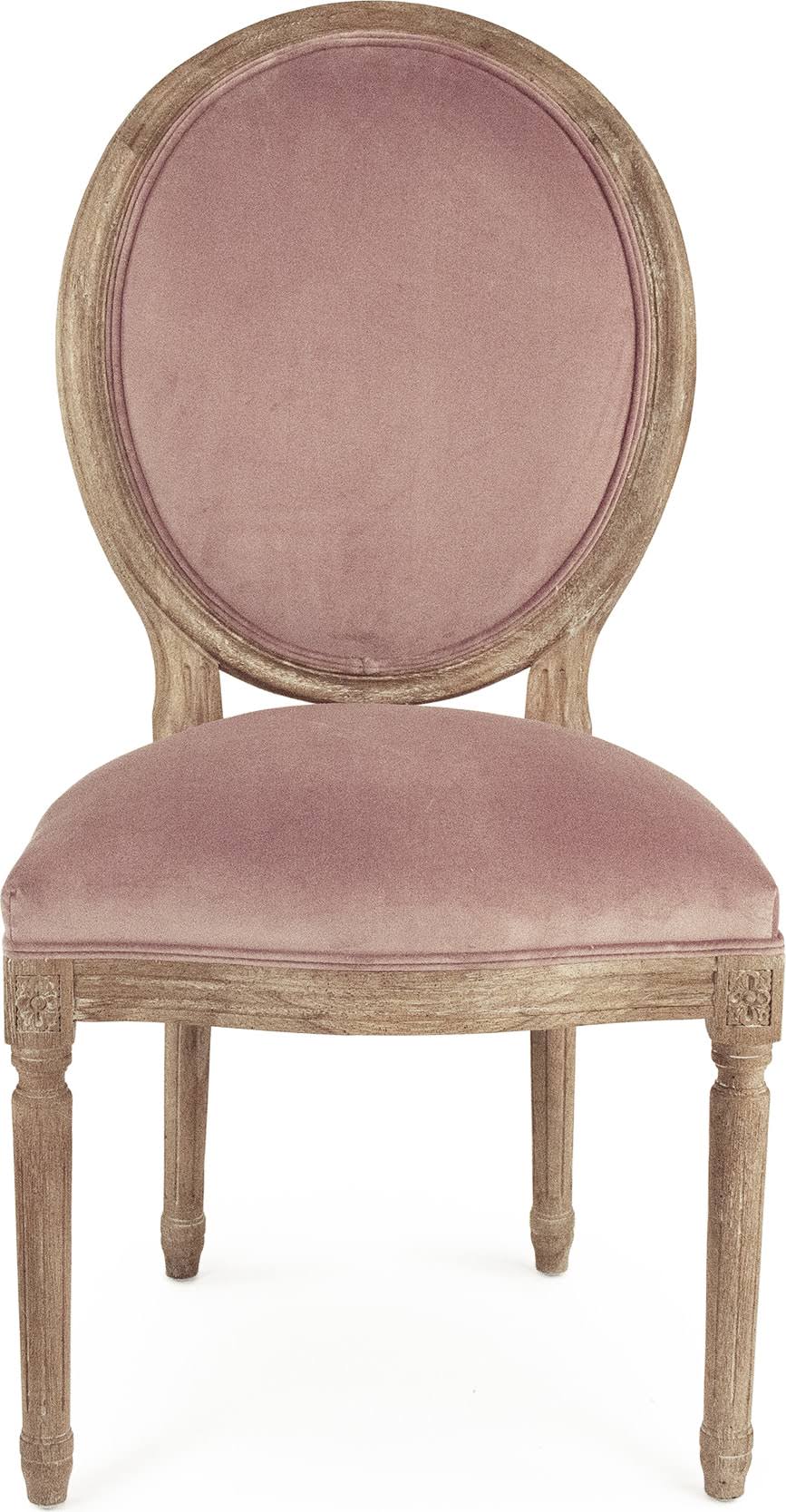 Dusty Rose Velvet Side Chair U544