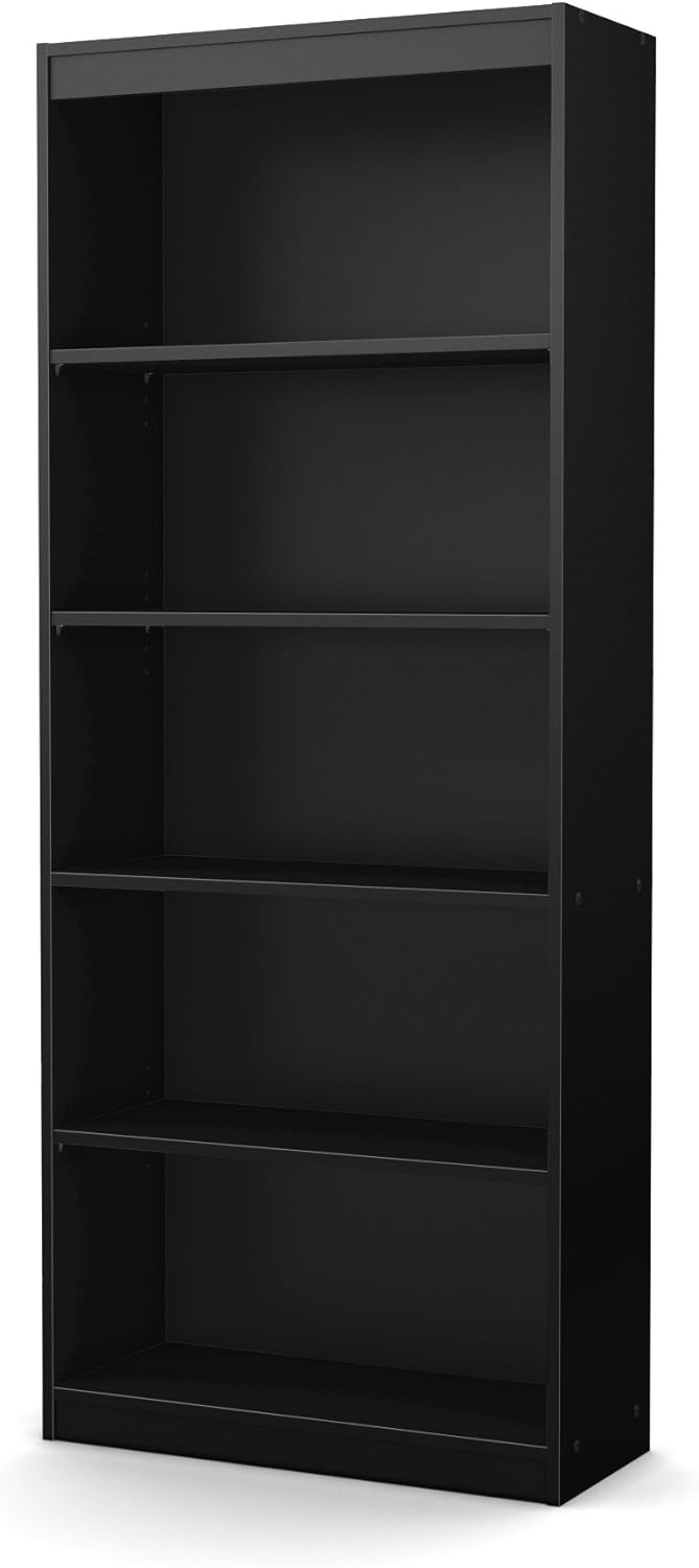 Pure White 5-Shelf Bookcase B696741