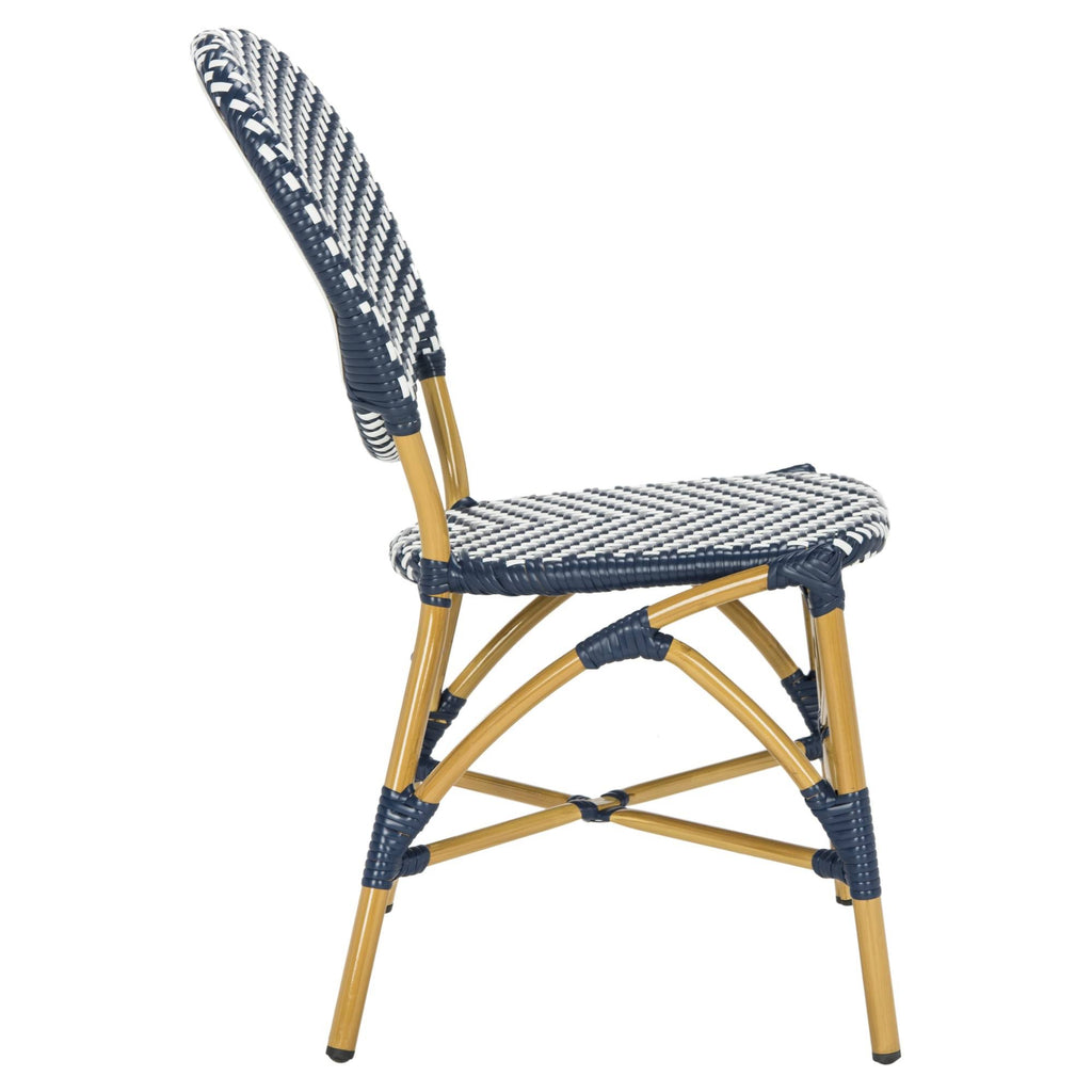 Navy/White Bistro Side Chair (Set of 2) K686776