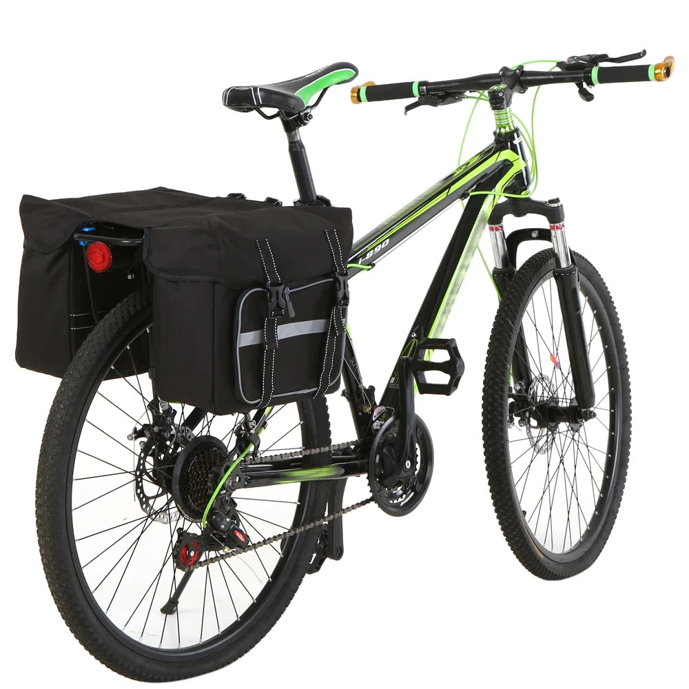 Bike Pannier Double Side Bag with Two Zipper Pouches P3048