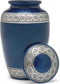 Blue Velvet Bag Adult Cremation Urn O11024