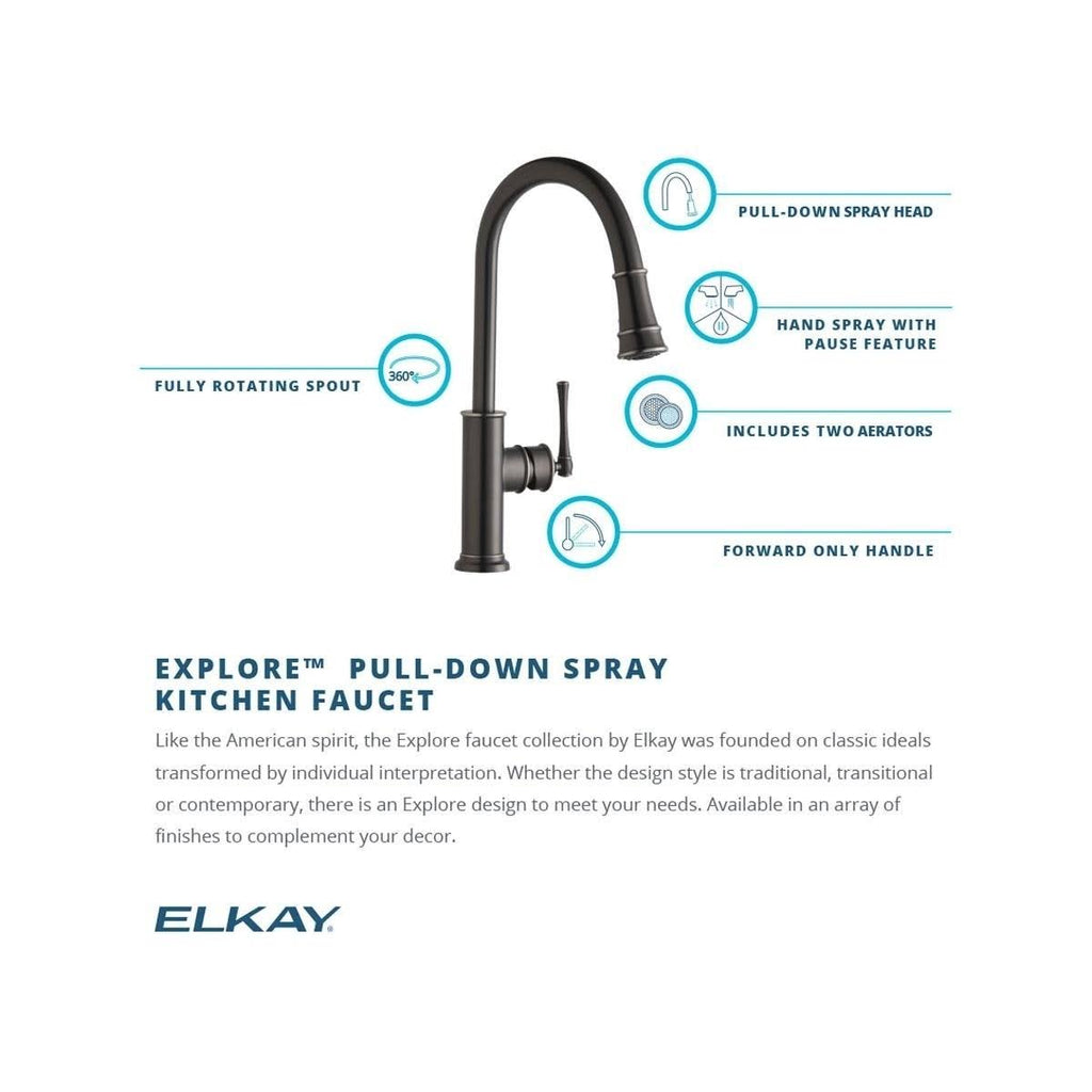 Chrome Pull-Down Kitchen Faucet A9830