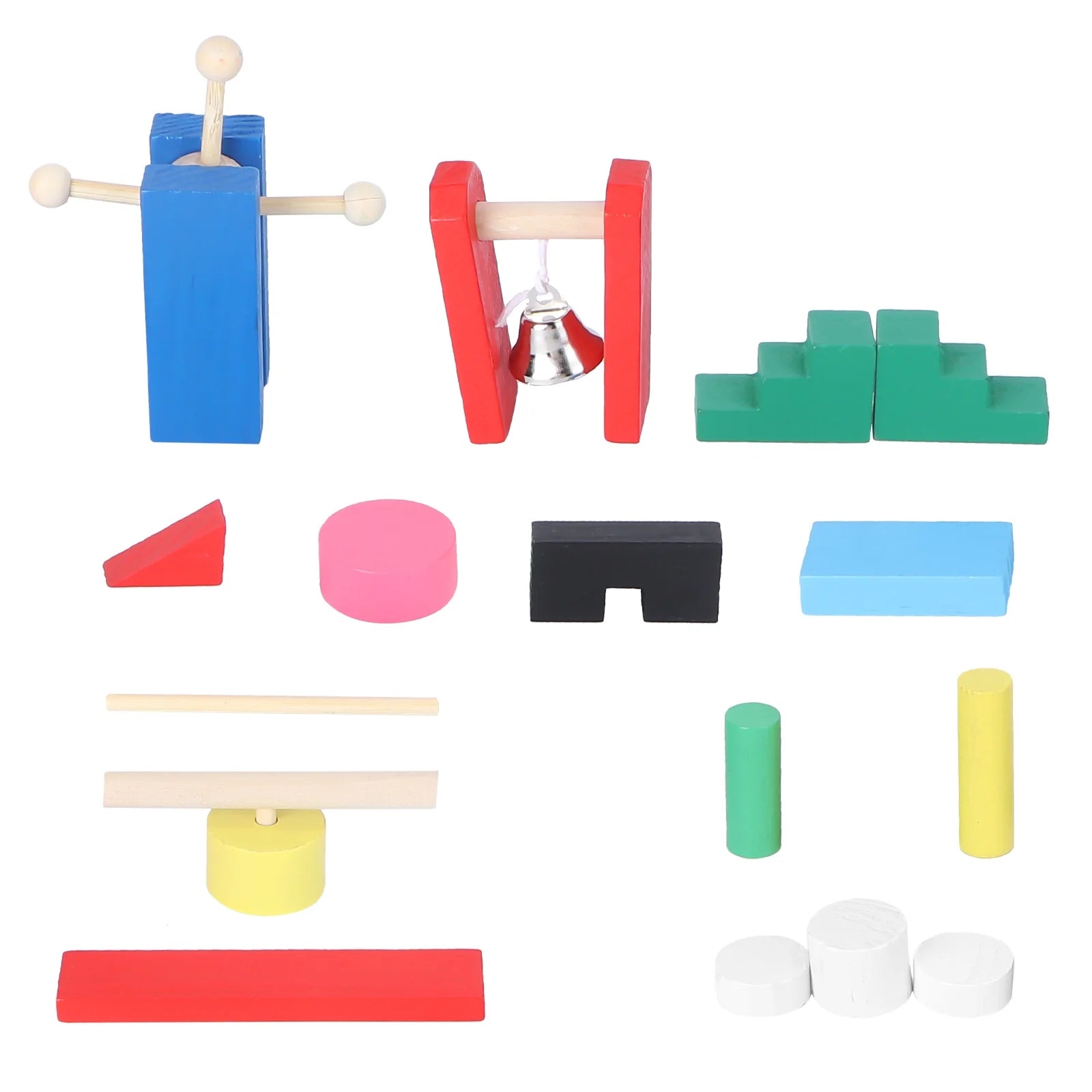 Wooden Domino Blocks Building Toy A4422