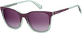 Shaded Green Burgundy Gradient Sunglasses C8215