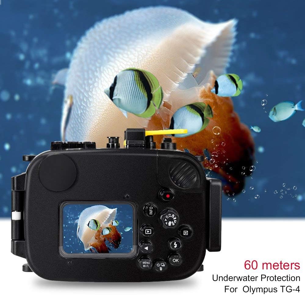 Underwater Camera Housing for Olympus TG-4 Black B566