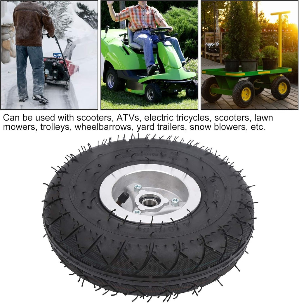 Electric Scooter Tire & Hub, 4.10-3.50-4, Pack of 2 F7228