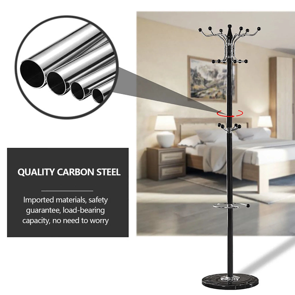 Marble Base Coat Rack with 16 Hooks A733455