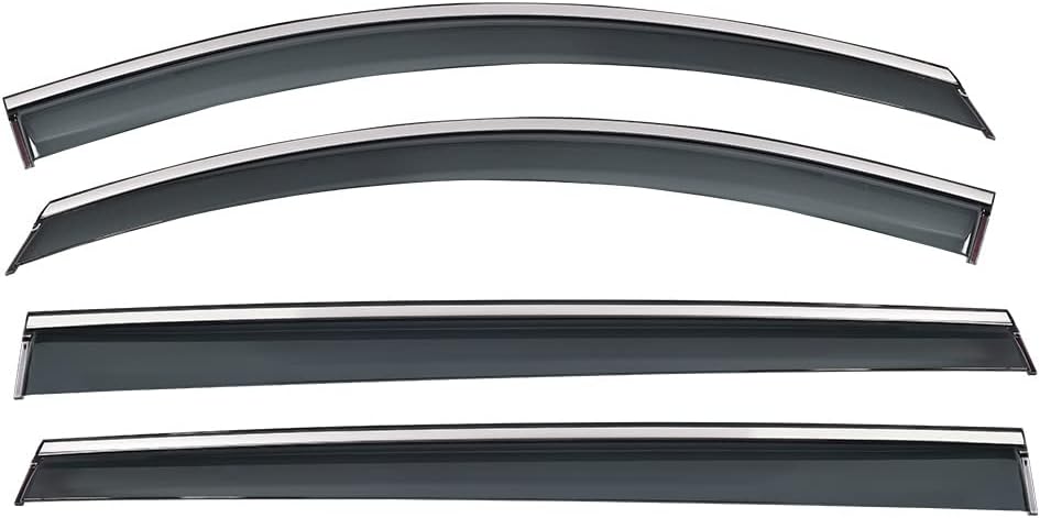 Tape on Rain Guard Vent Visor Window Deflector Pack of 2 W328882