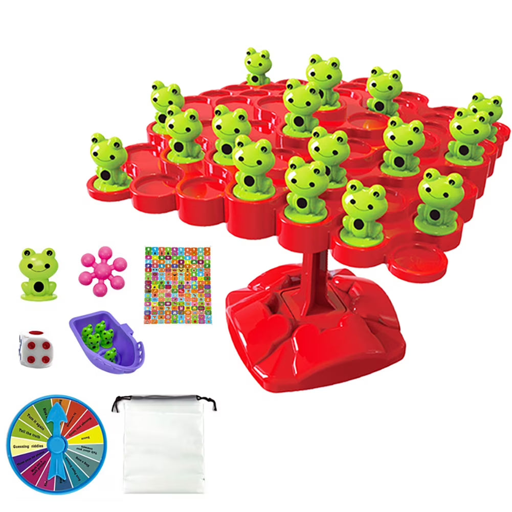 Kids Frog Balance Tree Board Game Math Toys Kits N27974