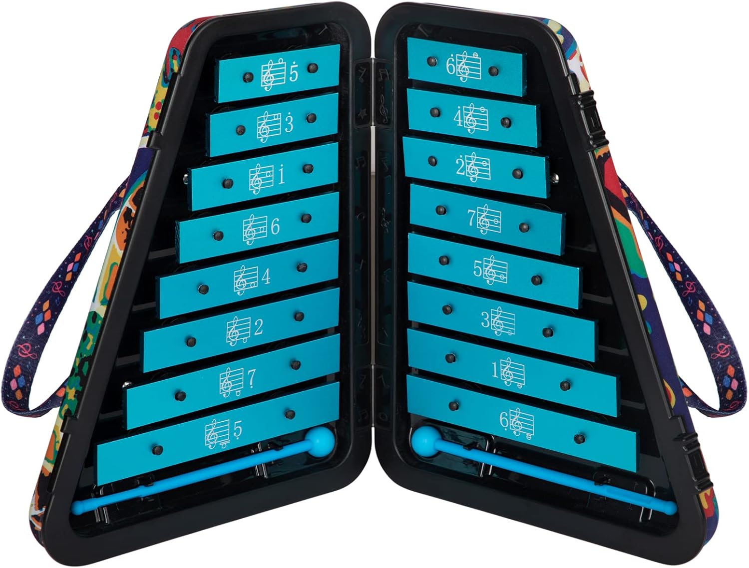 16 Note Glockenspiel Xylophone with Case L7443