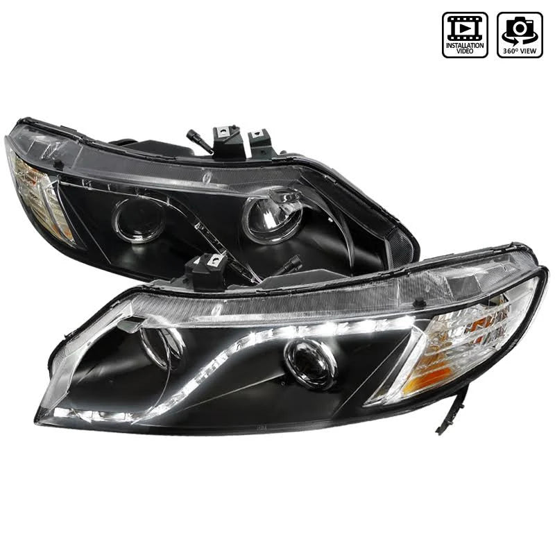 Black Projector Headlights E204563