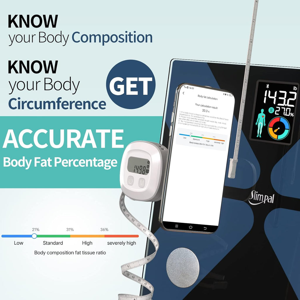 Smart Scale with Body Measuring Tape B16378
