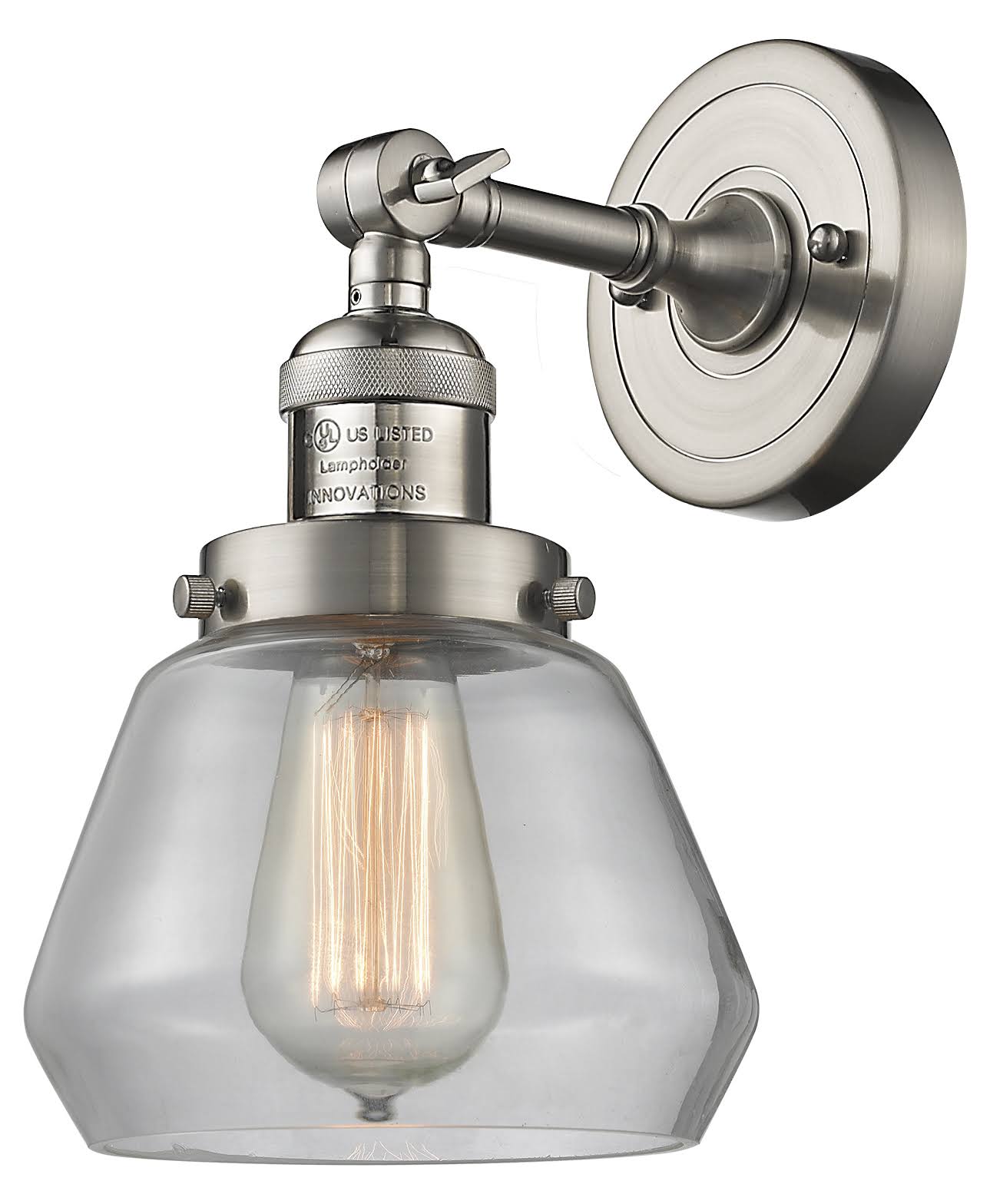 Brushed Satin Nickel 1 Light Sconce Q2505