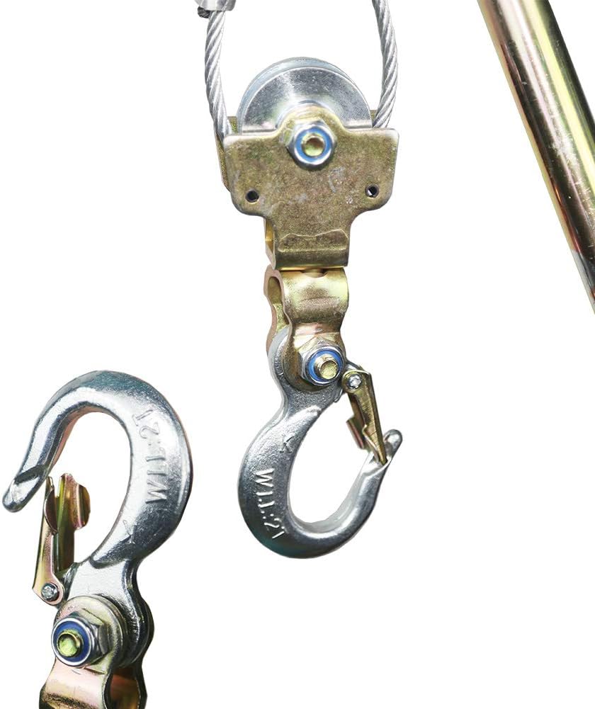 2 Ton Cable Hoist Puller with 2 Hooks, Pack of 2 I914232