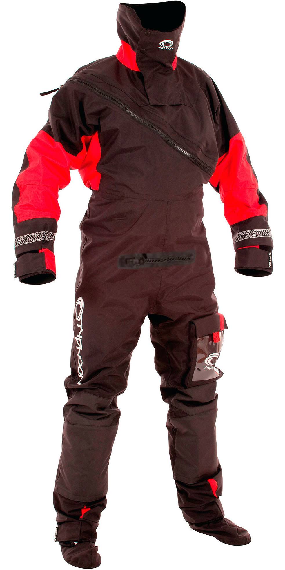 Black/Red Drysuit with Undersuit S719