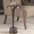 Bronze/Gray Pedestal End Table G275022