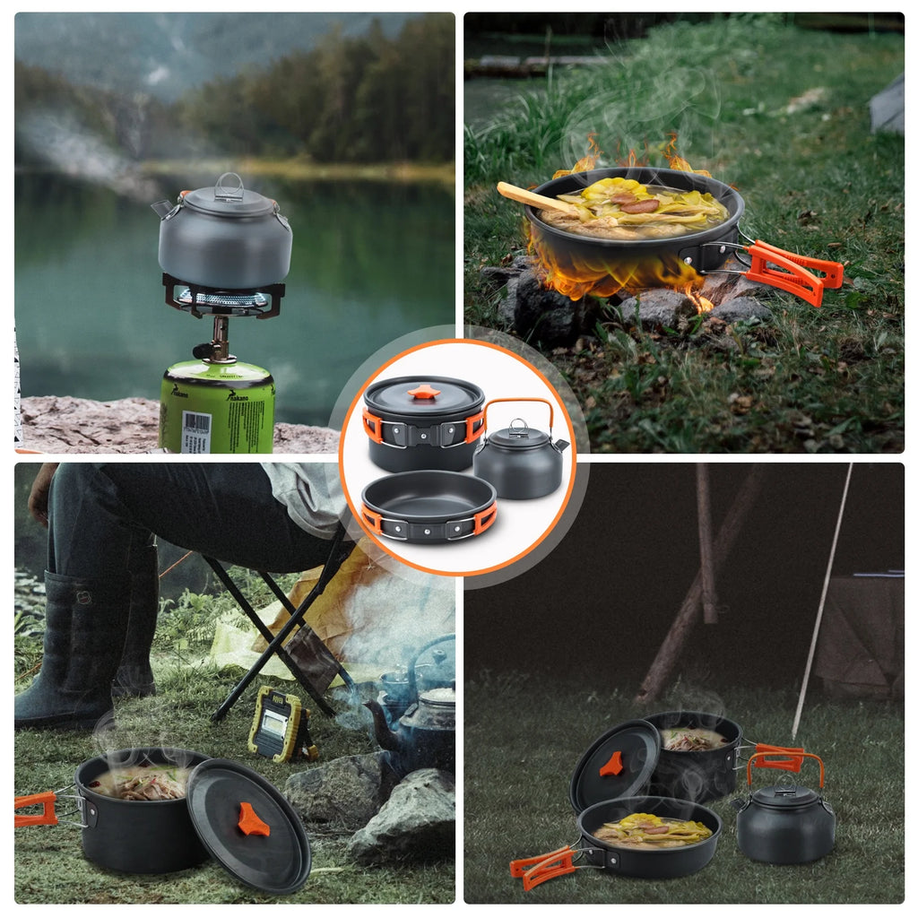 16pcs Camping Cookware Set I32693
