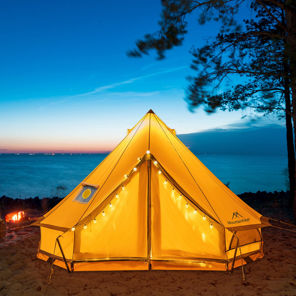 Mongolian Yurt Tent with Mosquito Net Doors & Windows H95954