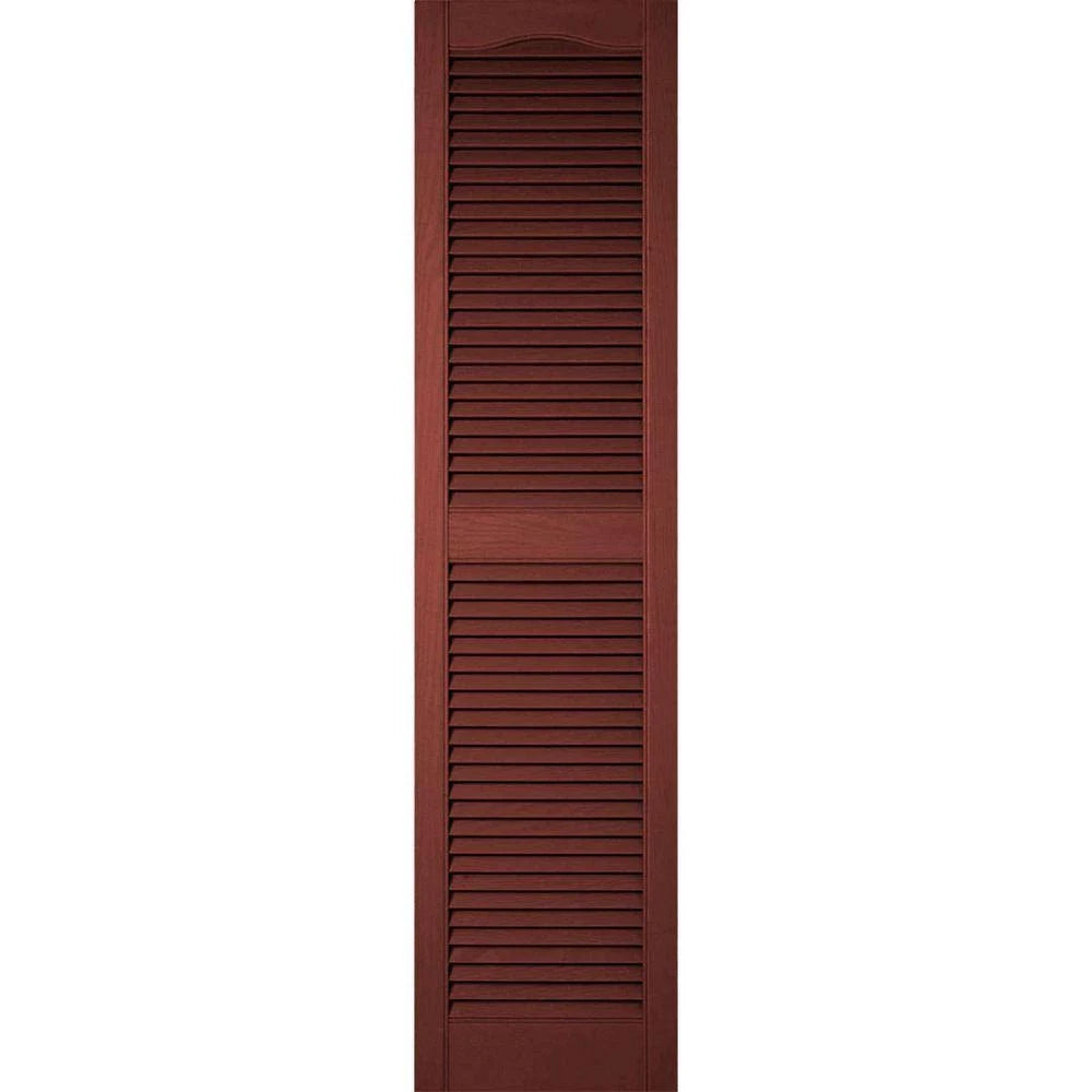 14 1/2 inchw x 45 inchh Vinyl Open Louver Shutters Z703