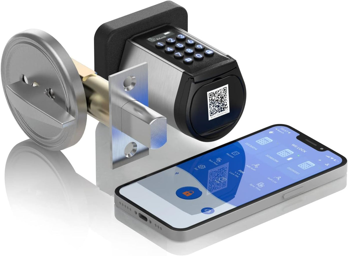 Smart Deadbolt Lock, Keyless Entry Door Lock, WiFi Smart Door Lock, Pack of 2 G77580