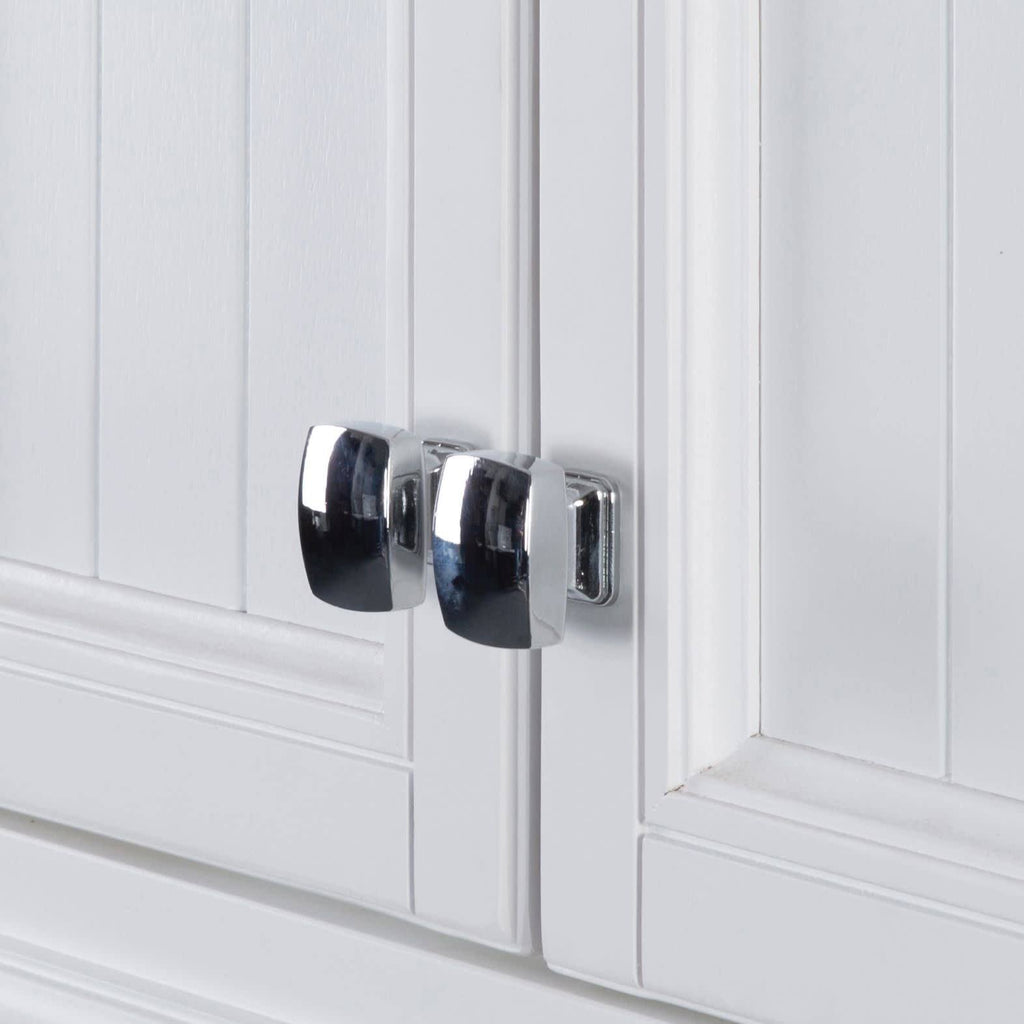 White Wood Wall Mounted Bathroom Cabinet D646968