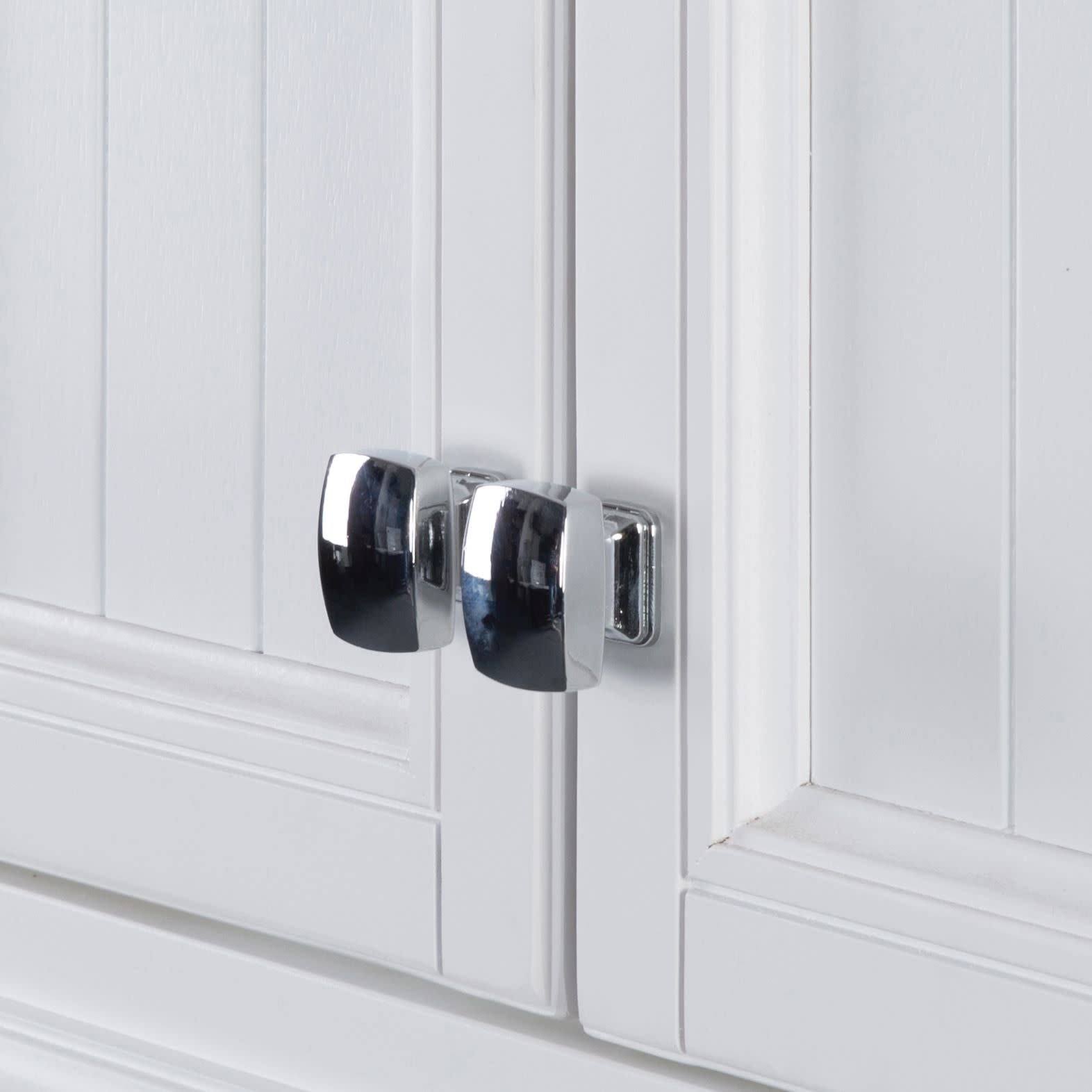 White Wood Wall Mounted Bathroom Cabinet D646968