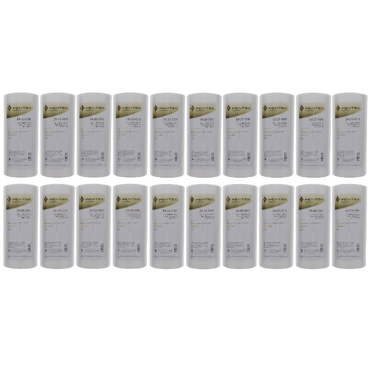 20 Pack 10 inch x 4-1/2 Inch Spun Polypropylene Filter Cartridge M4358