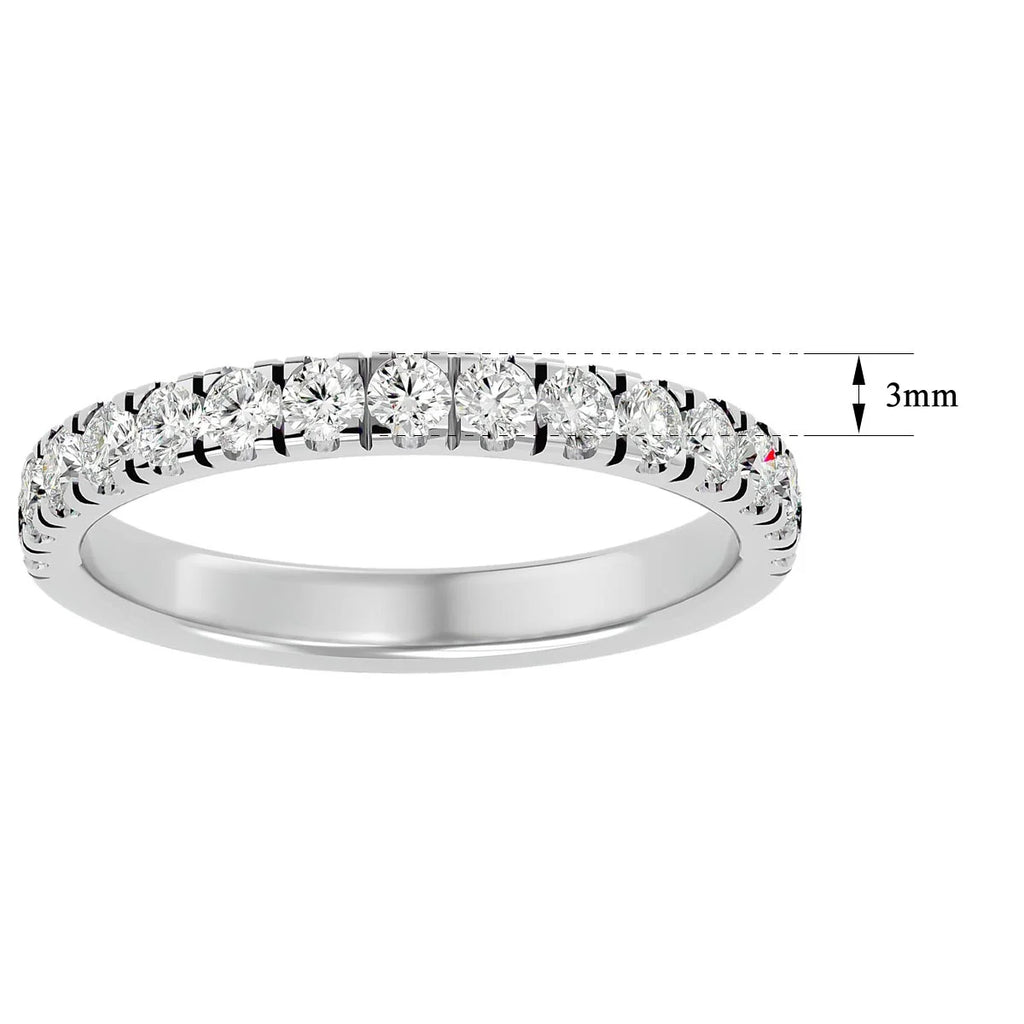 14 Karat White Gold Diamond Wedding Band Z37909