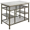 Antique Pewter Kitchen Island J80411