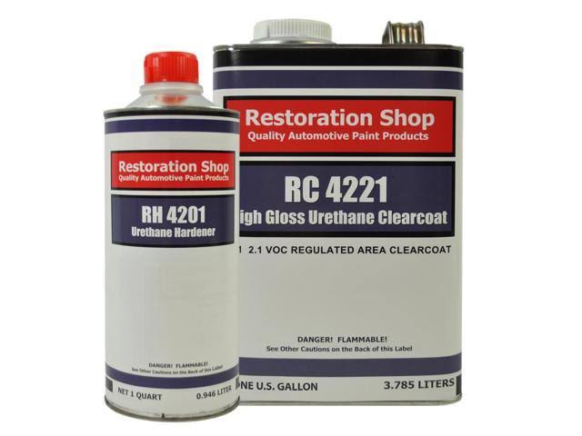Scarlet Red 1 Gallon Automotive Car Paint Kit Urethane Basecoat Clearcoat E952233