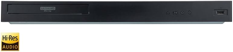 4k Ultra-HD Blu-Ray Player with HDR Compatibility, HDMI Cable Black R869