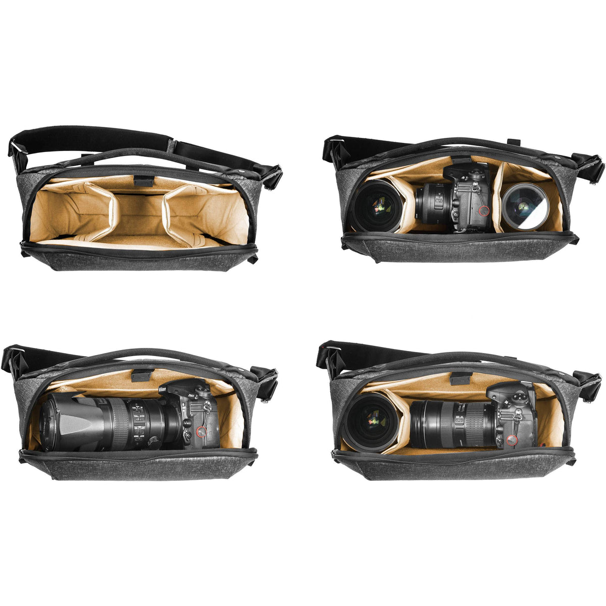 Black Camera Sling Bag S430231
