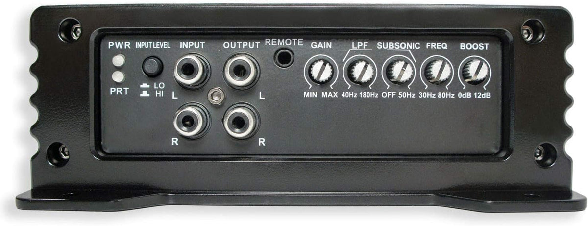 12 Thin Sub Box Passive Radiator Bundle with Amplifier & Amp Kit I860