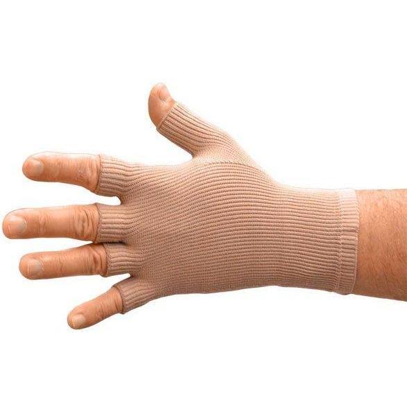 Beige Quarter Finger Compression Glove, Large G974209