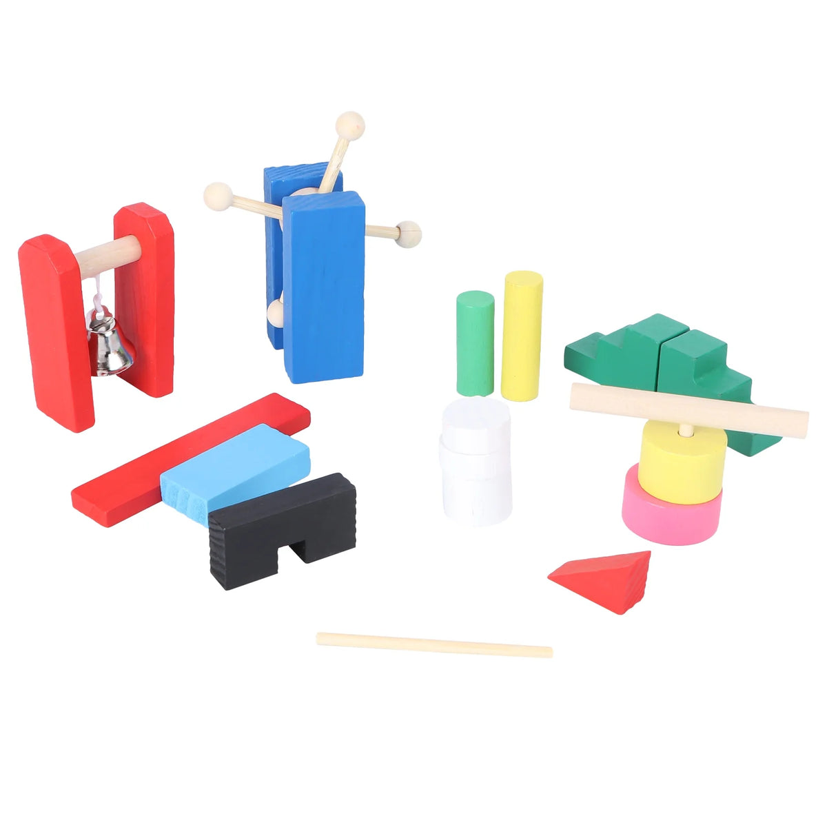 Wooden Domino Blocks Building Toy A4422