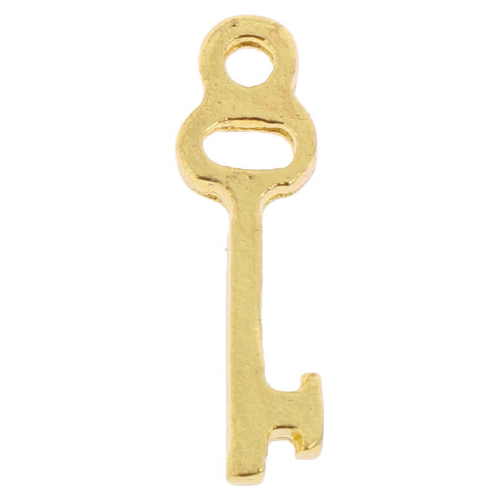 Mini Golden Metal Door Handle with Key X376430