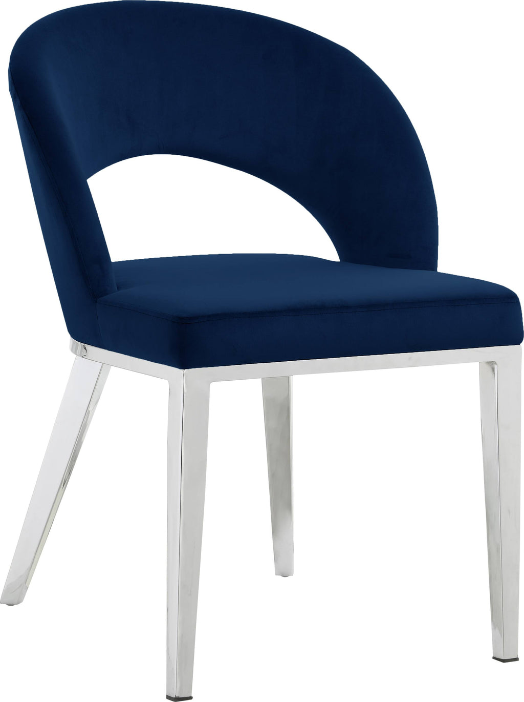 Navy Velvet Dining Chair B9776