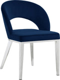 Navy Velvet Dining Chair B9776