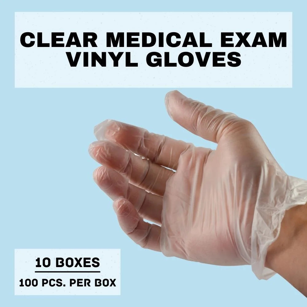 Powder-Free Vinyl Exam Gloves, 2X-Large, 5 Mil, 1000 Pcs X891328