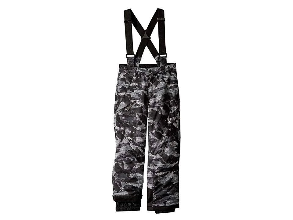 Camo Distress Print/Black Boys Pant D63044