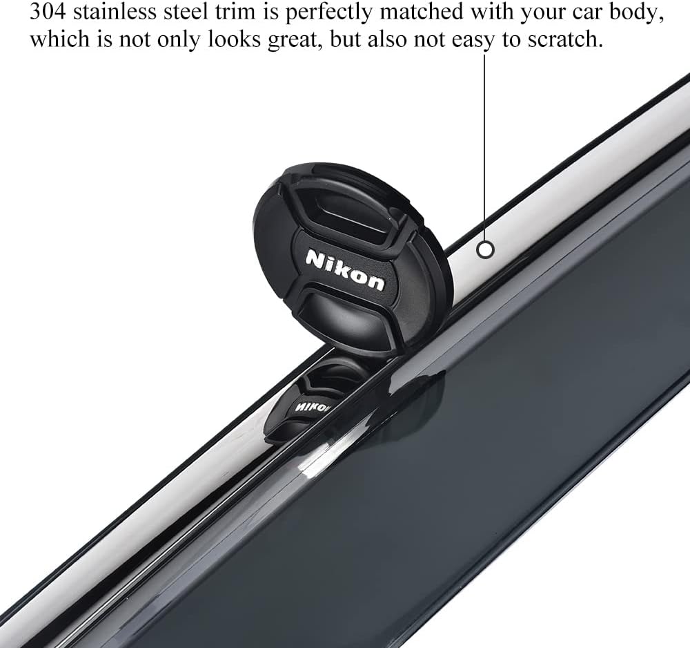 Tape on Rain Guard Vent Visor Window Deflector Pack of 2 W328882
