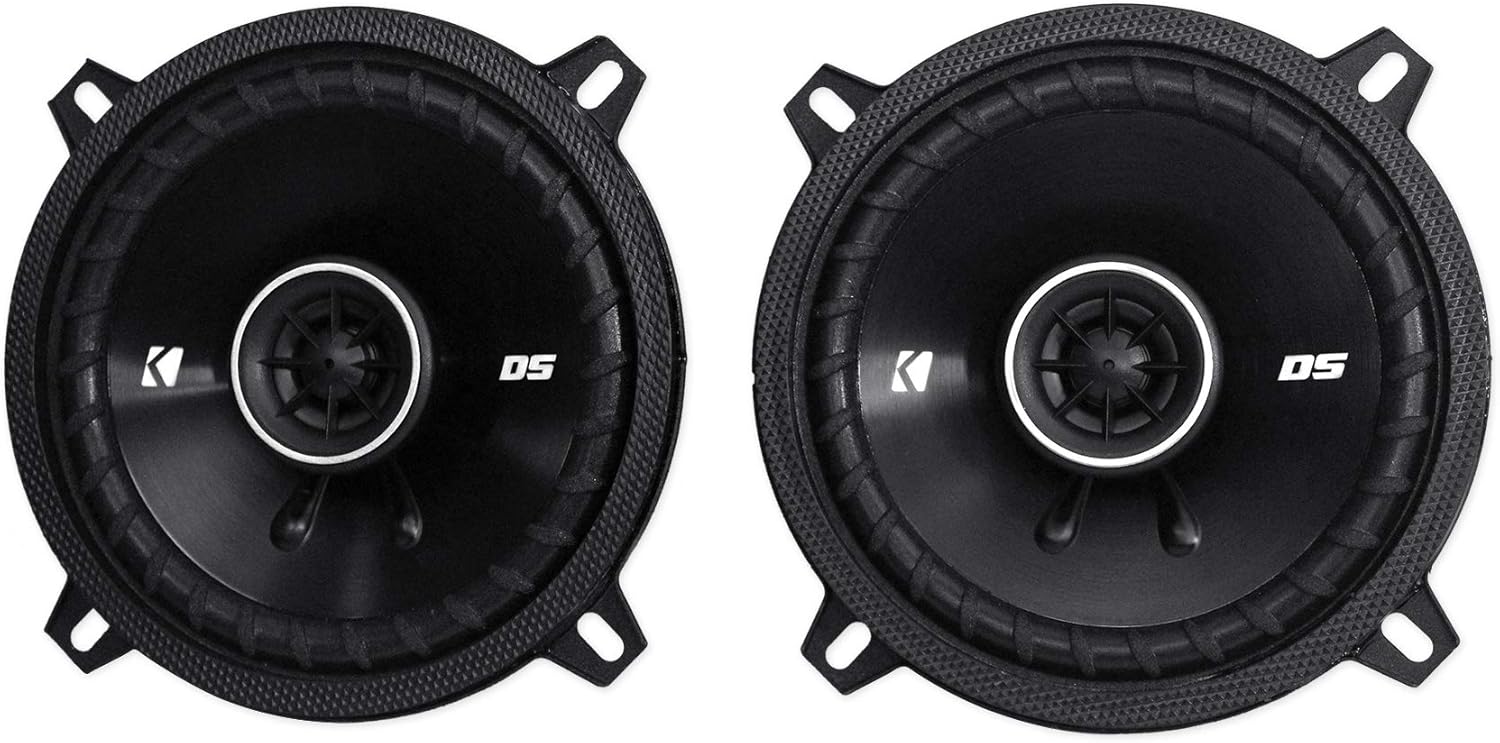 2 Kicker 43DSC504 D-Series 5.25 200W 2-Way 4-Ohm Car Audio Coaxial Speakers P483