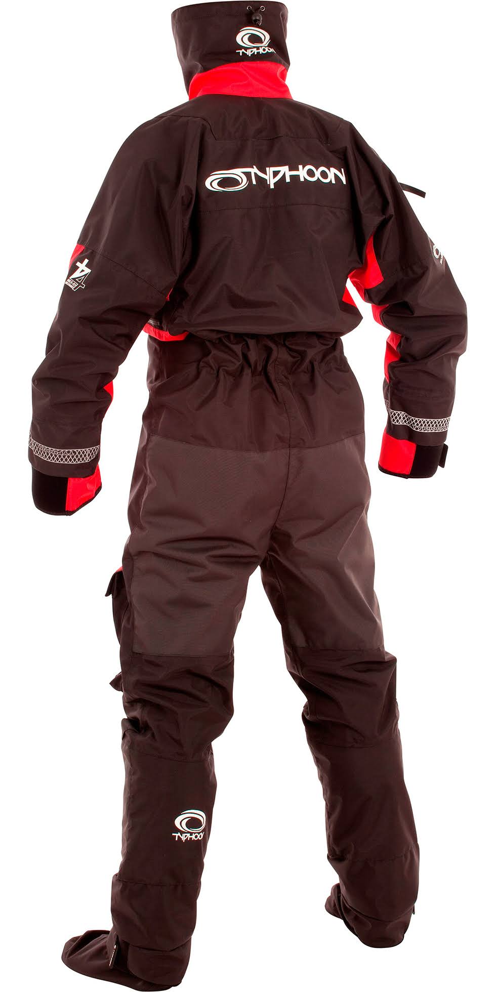 Black/Red Drysuit with Undersuit S719