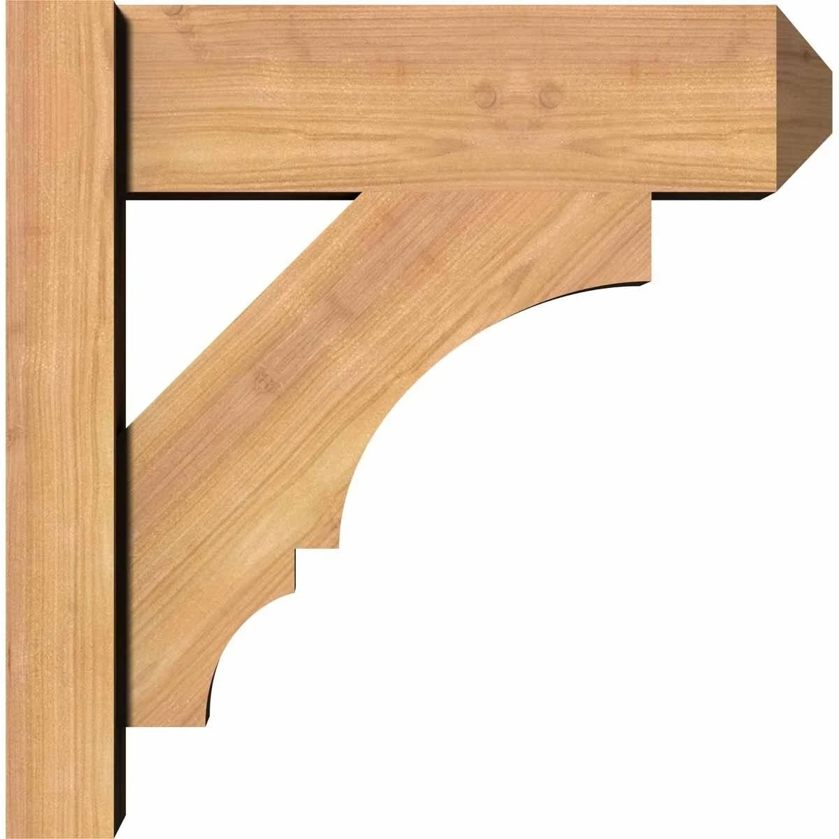 7 1/2x22W x 32x22D x 32x22H Western Red Cedar Craftsman Outlooker M855