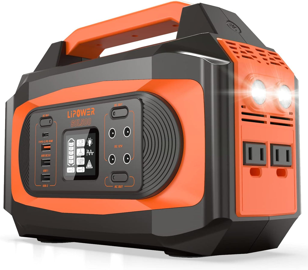 500W Portable Power Station Solar Generator W126079