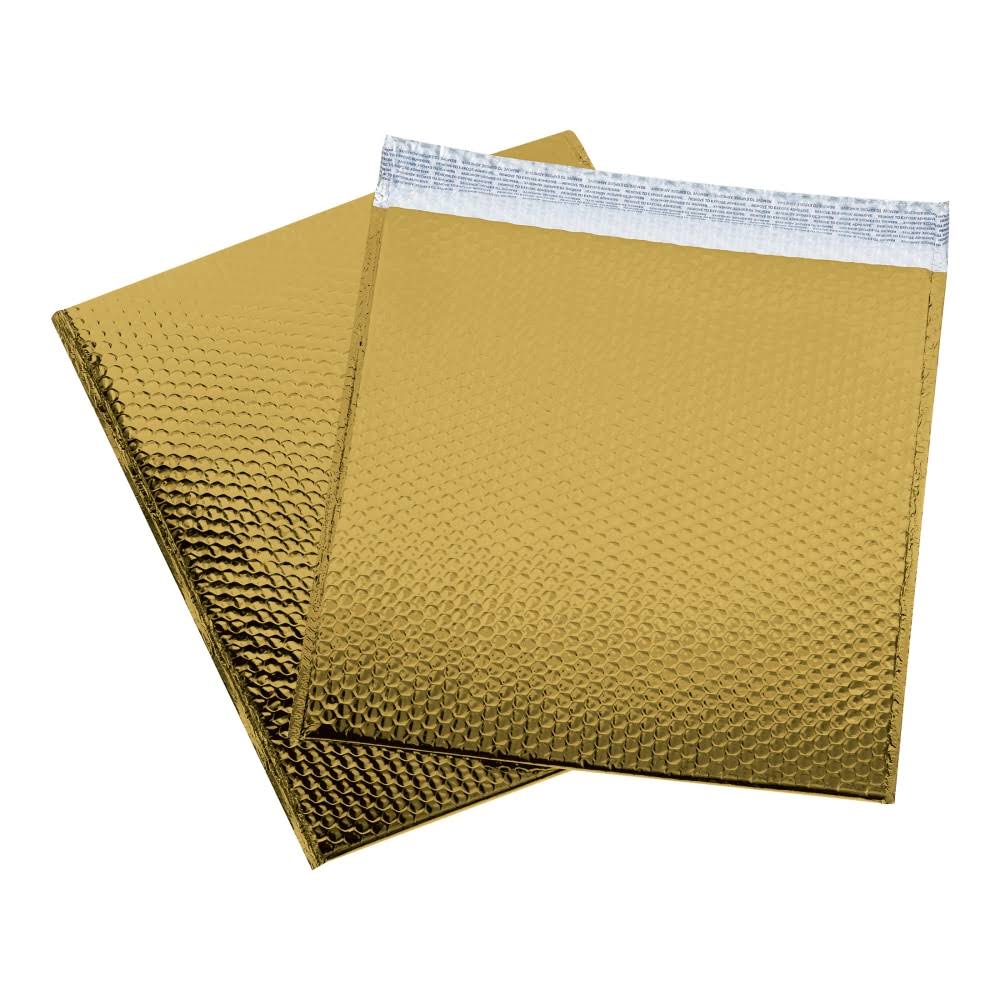 48 Pack Gold Bubble Mailers A28844